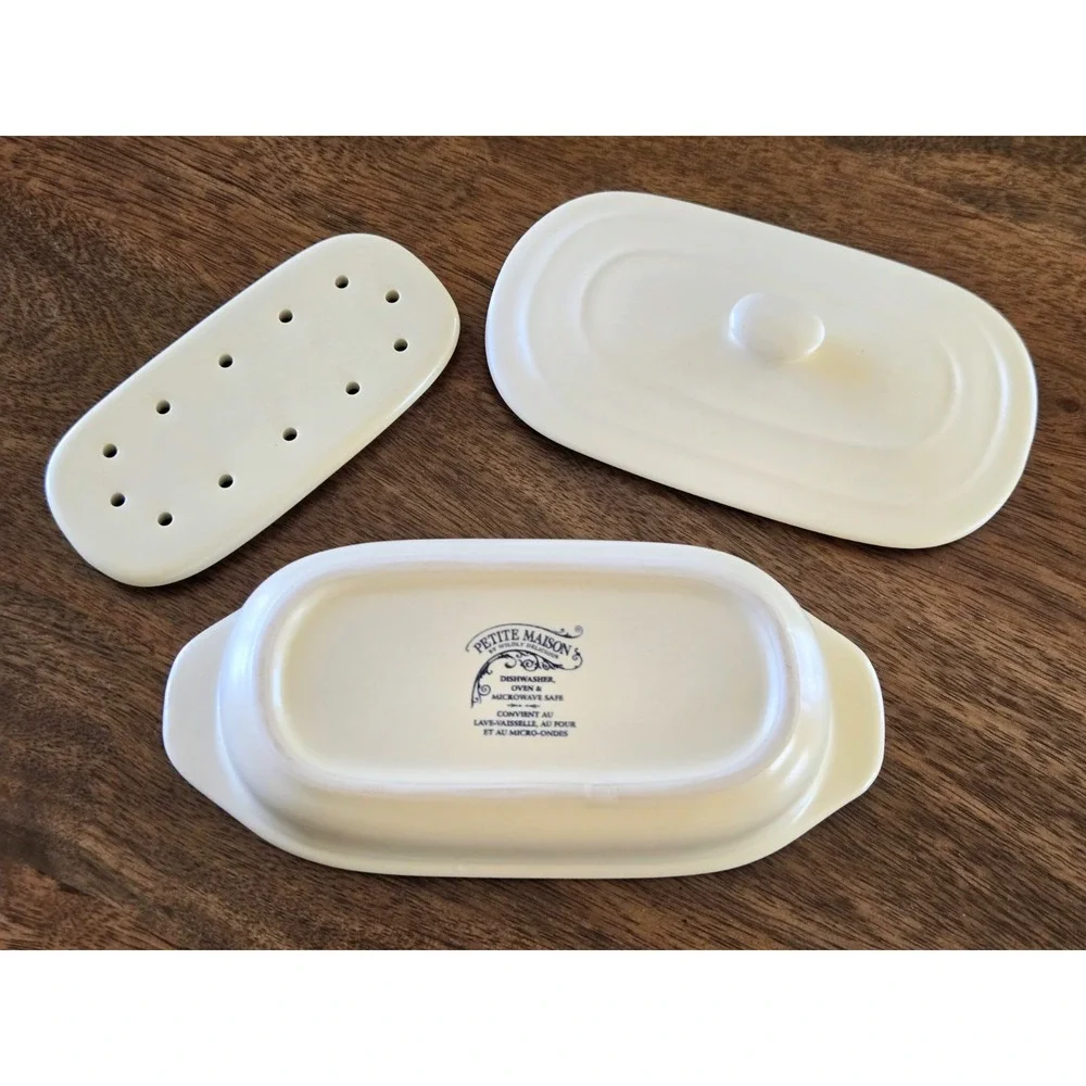 PETITE MAISON by Wildly Delicious Ceramic Goat Cheese Baker Set - No Spreader